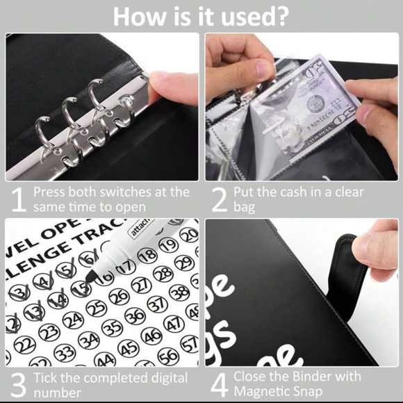 100 Envelope Challenge Binder - Picture 3 of 7